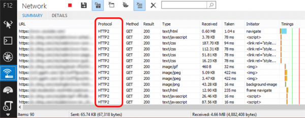 Internet Explorer в Windows 10 Technical Preview получил поддержку протокола HTTP/2